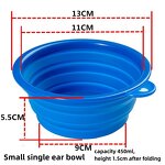 Folding Pet Bowl Supplier - Durable Outdoor Portable Dog Cat Food Water Bowl