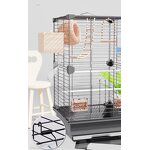 Budgie Cage Supplier - Large Villa Metal Viewing Cage Bird House