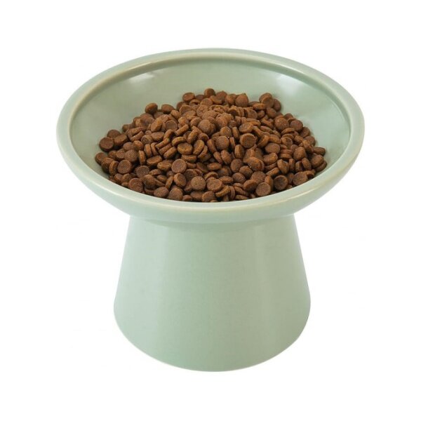 Ceramic Cat Food Bowl Factory - Extra Wide Shallow Dish for Whisker Fatigue Relief