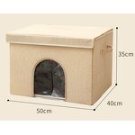 Pet Air Conditioned House Factory - Collapsible Foldable for Indoor Cats Small Dogs
