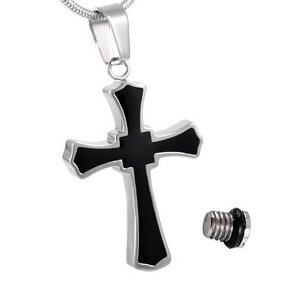 Memorial Urn Necklace Supplier - Sterling Silver Cross Cremation Jewelry Keepsake