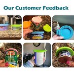Silicone Pet Can Lid Supplier - 2 Packs BPA Free Dishwasher Safe Food Can Cover