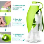 Dog Water Bottle Manufacturer - Portable Outdoor Hiking Travel Dispenser with Cup