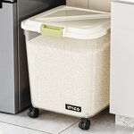 Pet Food Storage Container Manufacturer - Large Bins with Wheels Scoop Airtight Lid