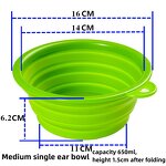 Folding Pet Bowl Supplier - Durable Outdoor Portable Dog Cat Food Water Bowl