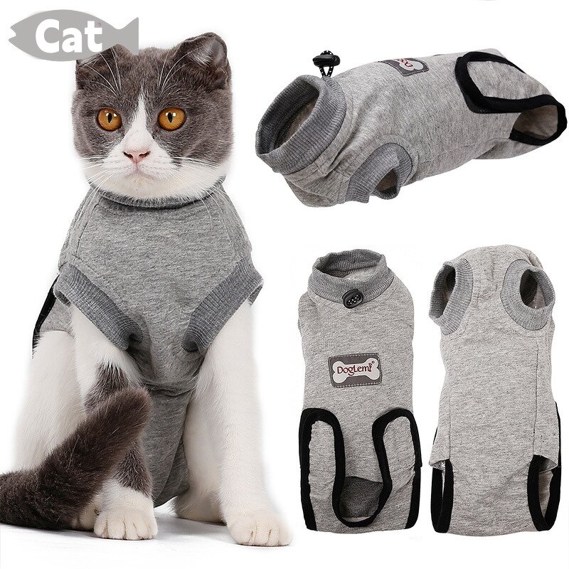 Cat Surgery Clothing Supplier - Anti-licking Breathable Postoperative Recovery Suit