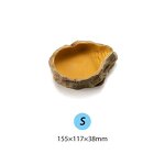 Reptile Toy Supplier - Small Horned Frog Water Basin Landscaping Feeder