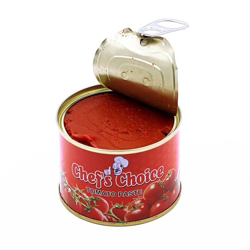 New Season Fresh Taste 36-38 Brix Natural Tomato Paste 70g-800g Tin Packing Ketchup Range