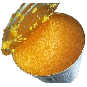 Canned Mandarin Orange Sacs Fruit Syrup Pulp