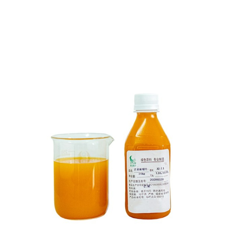 Aseptic Bag Steel Barrel 200kg Pure Natural Beverage Drink Raw Material Fruit Puree Pulp mango Concentrate Juice