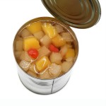 New Season Canned Cocktail Fruit Syrup Pulp Assorted Flavors-Peach Pear Grape Cherry Pineapple