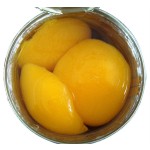 黄桃罐头半果糖浆浆