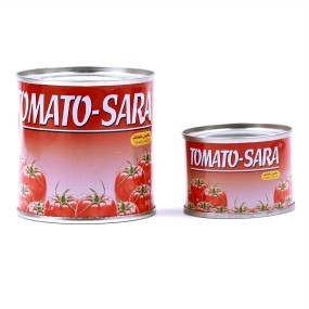 Fresh Taste Natural Product Tomato Paste Brix 36-38 70g-800g Tin Packing Ketchup Range 140g 210g 400g Sizes Available