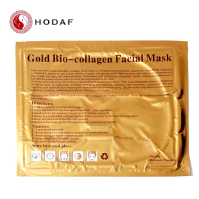 Gold Face Masque Factory - OEM ODM 24K Natural Hyaluronic Acid Collagen Mask