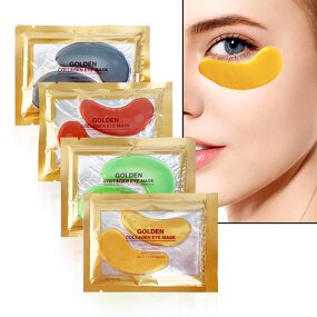 Golden Eye Mask Supplier - 2025 24K Seaweed Collagen Gel Pads Under Eye Mask Wholesale