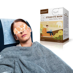 Steam Eye Mask Factory - OEM/ODM Self Heating with Micro Elastic Ear Hook 12 Pieces