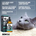 Hemp Oil for Pets Factory - Calming Drops Anxiety Pain Relief