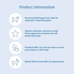 Goat Milk Powder Supplier - Full-Fat for Puppy Weaning Hot Item