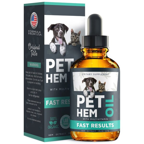 Hemp Oil for Pets Factory - Calming Drops Anxiety Pain Relief