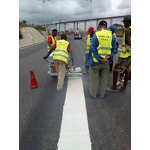 Road Paint Factory - Bs3262 Standard Yellow White with Hot Melt Glass Beads Resin