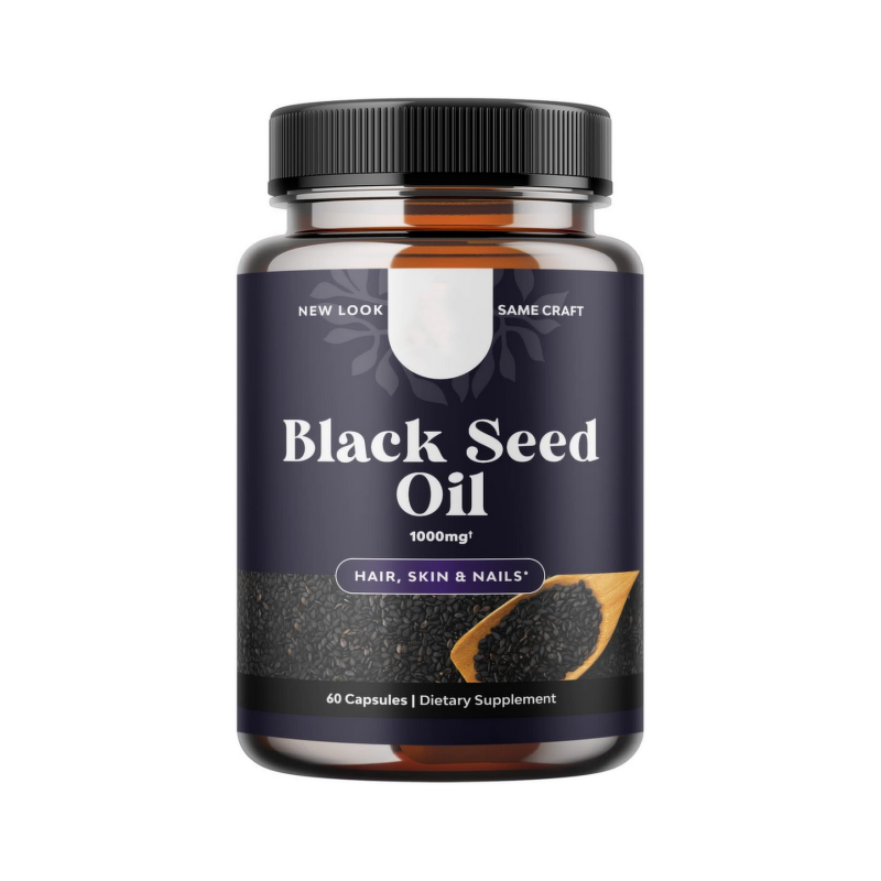 Black Seed Oil Capsule Manufacturer - Contains Omega 3 6 9 for Digestion