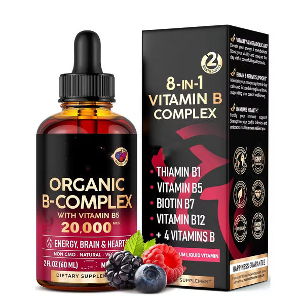 Vitamin B Complex Drops Manufacturer - OEM Private Label Liquid 60ml