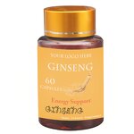 Ginseng Extract Capsules Manufacturer - Energy Support Logo Printing Available