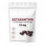 Astaxanthin Softgels Factory - Private Label Premium Eye Health 120 Counts