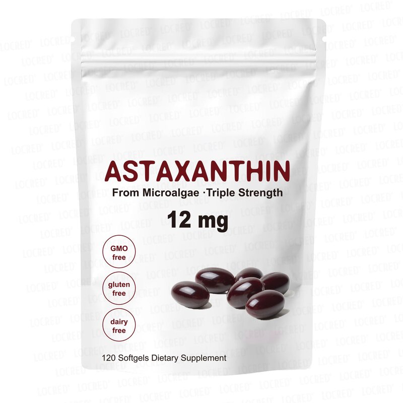 Astaxanthin Softgels Factory - Private Label Premium Eye Health 120 Counts