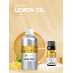 Lemon Essential Oil Supplier - Steam Distilled 100% Pure Natural Strong Citrus Aroma 10ml