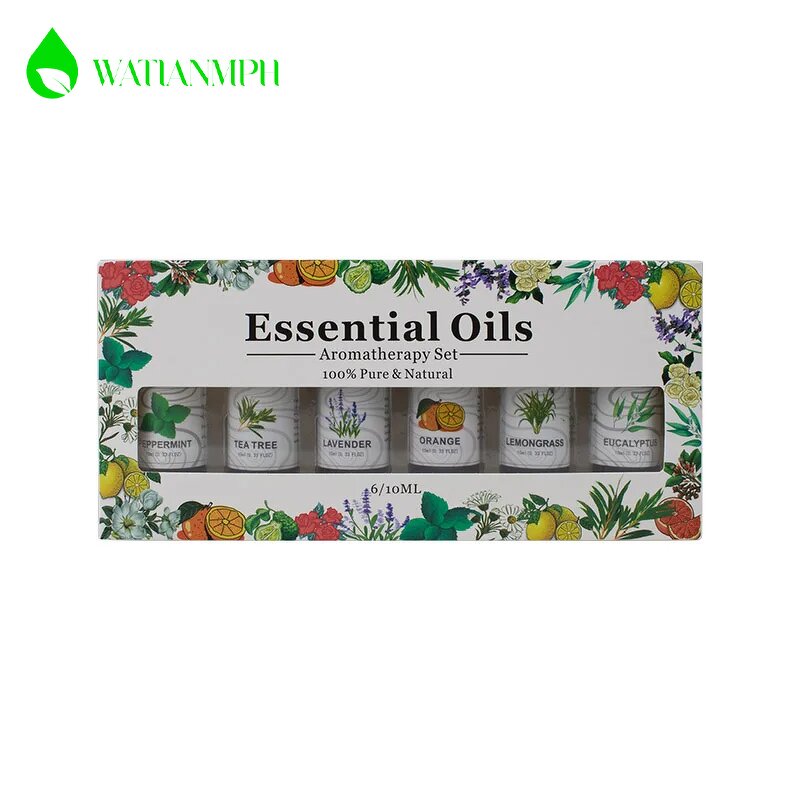 Diffuser Oil Set Factory - 6 Pack Water-soluble Fragrance Essential Oil Private Label OEM