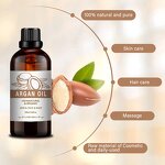 Argan Oil Factory - 100% Pure Moroccan Organic for Hair Treatment Silky