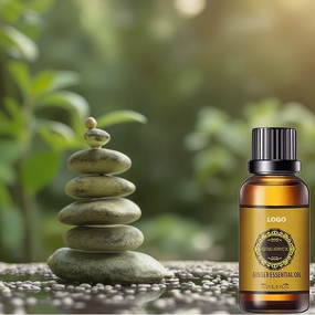 Ginger Essential Oil Factory - Organic Pure 10ml OEM Bottle Sweet Fresh Herbal Root for Massage