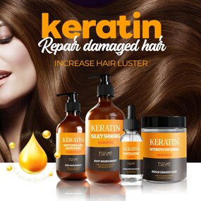 Keratin Hair Set Manufacturer - Repair Damaged Hair Shampoo Conditioner