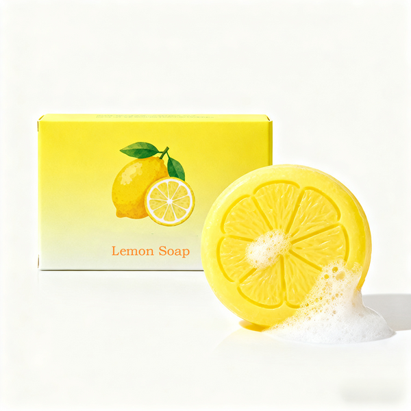 Organic Lemon Soap Factory - Vitamin C Turmeric Face Body Soap