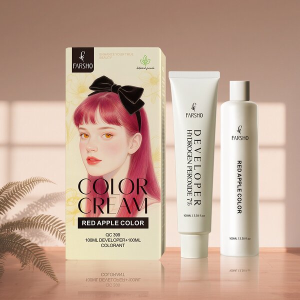 Apple Hair Dye Kit Manufacturer - Herbal Semi-Permanent Ammonia-Free Cream