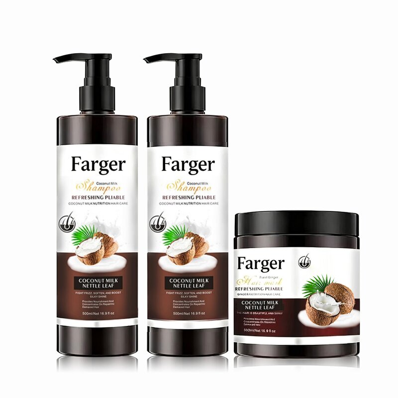 Coconut Milk Shampoo Set Supplier - Private Label Nourishing Repair