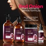 Red Onion Hair Set Manufacturer - Anti Hair Loss Shampoo Conditioner Oil