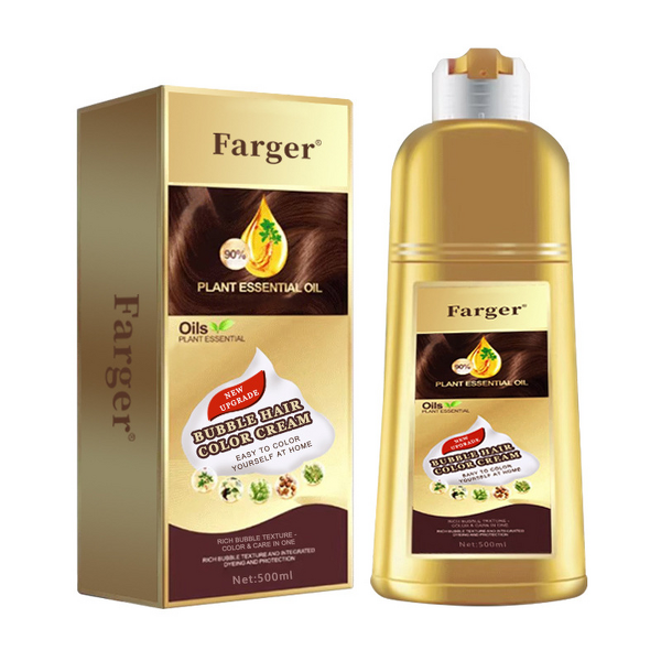 Bubble Hair Color Cream Manufacturer - Plant Oil Ammonia-Free Covers Gray