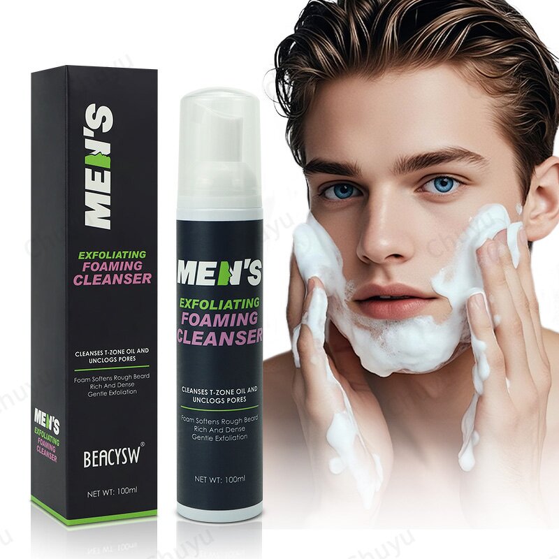 Foaming Cleanser Manufacturer - Men's Exfoliating with Papaya Tremella
