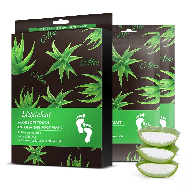 Foot Peel Mask Manufacturer - Aloe Vera Natural Custom Private Label