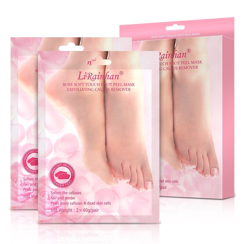Foot Peel Mask Manufacturer - Custom Natural Organic Pink Rose