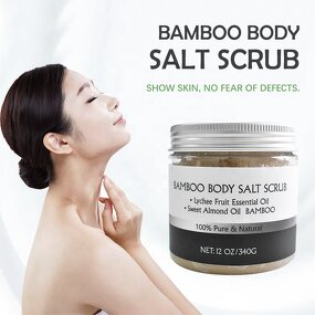 Salt Scrub Factory - Private Label Organic Whitening Bamboo Body