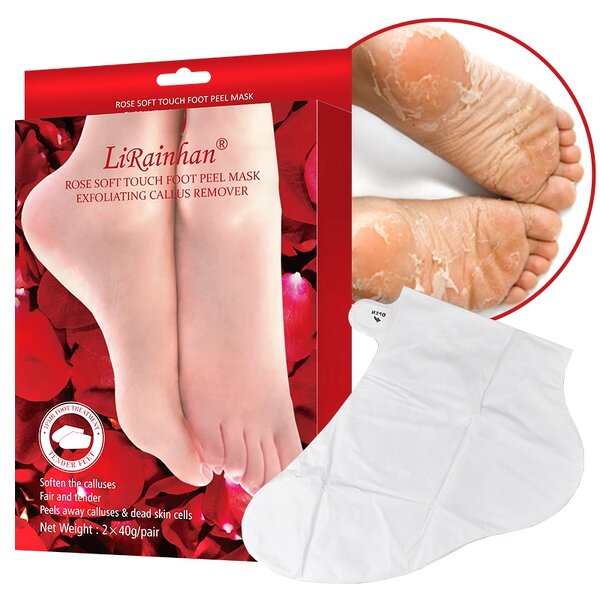 Foot Peel Mask Supplier - Red Rose Exfoliating Hydrating Sheet