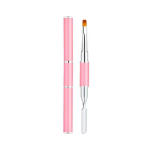 Multifunctional Dual-Purpose Manicure & Phototherapy Pen with Steel Pusher Glue Press Flower Stick and Nail Art Brush