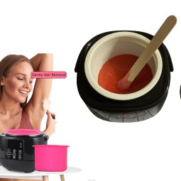 500CC Professional Salon Grade Wax Warmer - Digital Temperature Control Hair Removal Wax Heater with Silicone Bowl Fast Melting