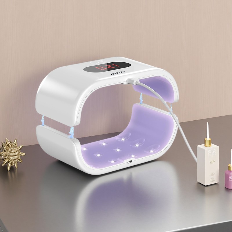 Nail Glue UV Gel Lamp for Press on Nails Uv Dual Light Source Sunshine 36w Dryer Cure Art Kits Led Portable UV Gel Lamp