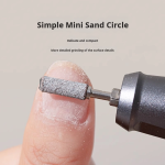 Mini Grinding Ring Small Shaft Grinding Tool for Removing Nail Polish Gel and Polishing Nail Art Tools Grinding Wheel Heads