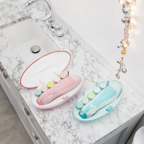 专业电动指甲刀、剪刀、修剪器、剪刀套件、婴儿修甲锉、钻灯、新生儿、成人