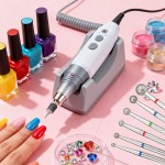 Professional Stainless Steel Diamond Nail Drill Bits Manicure Accessories Different Size Cuticle Drilling Bits